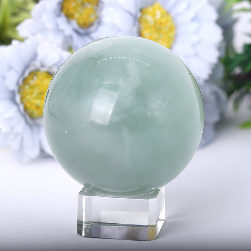 2.5-4.5 inch Fluorite Crystal Sphere for Healing