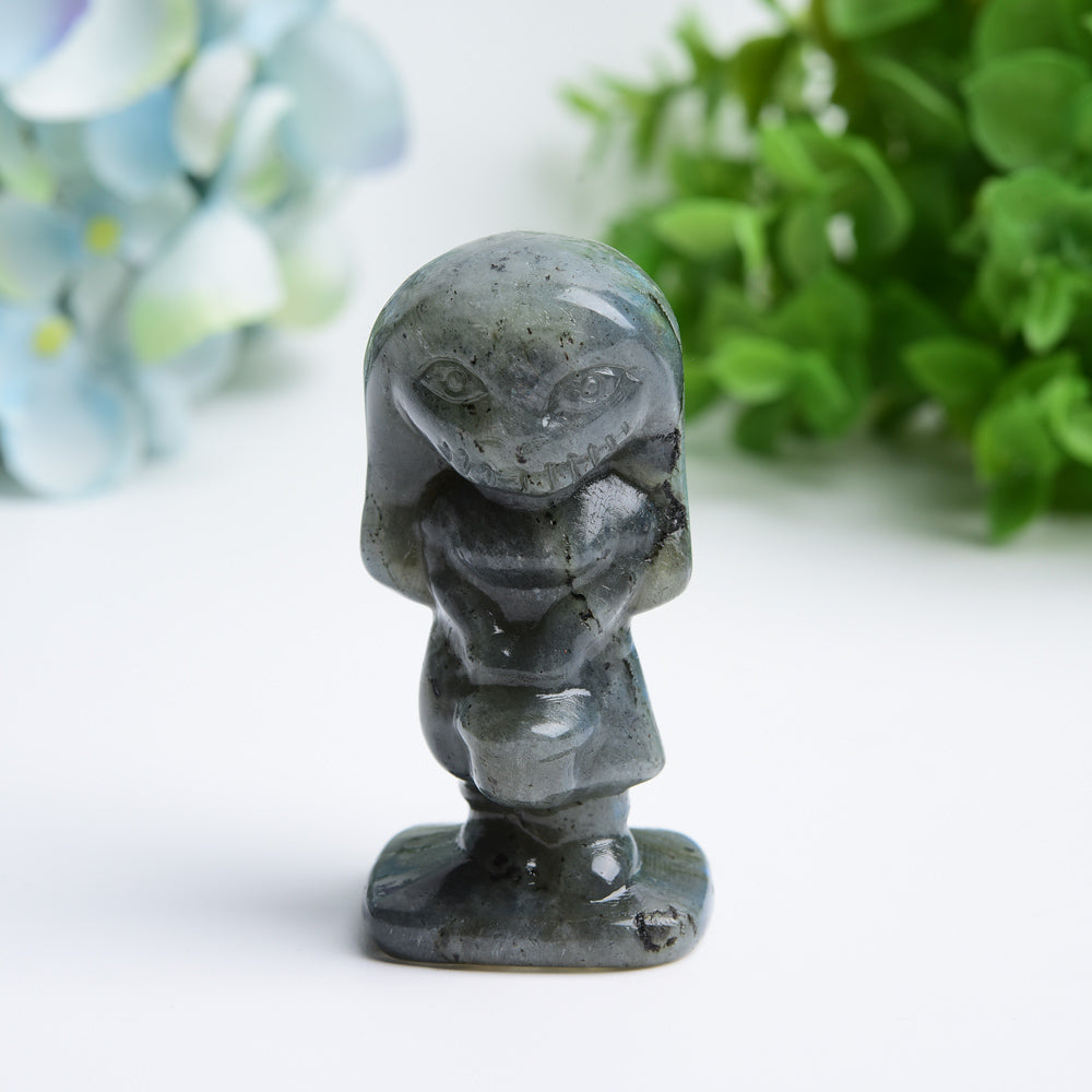 2,5" Gemischte Kristallfigurenschnitzerei | Statue mit heilender Energie