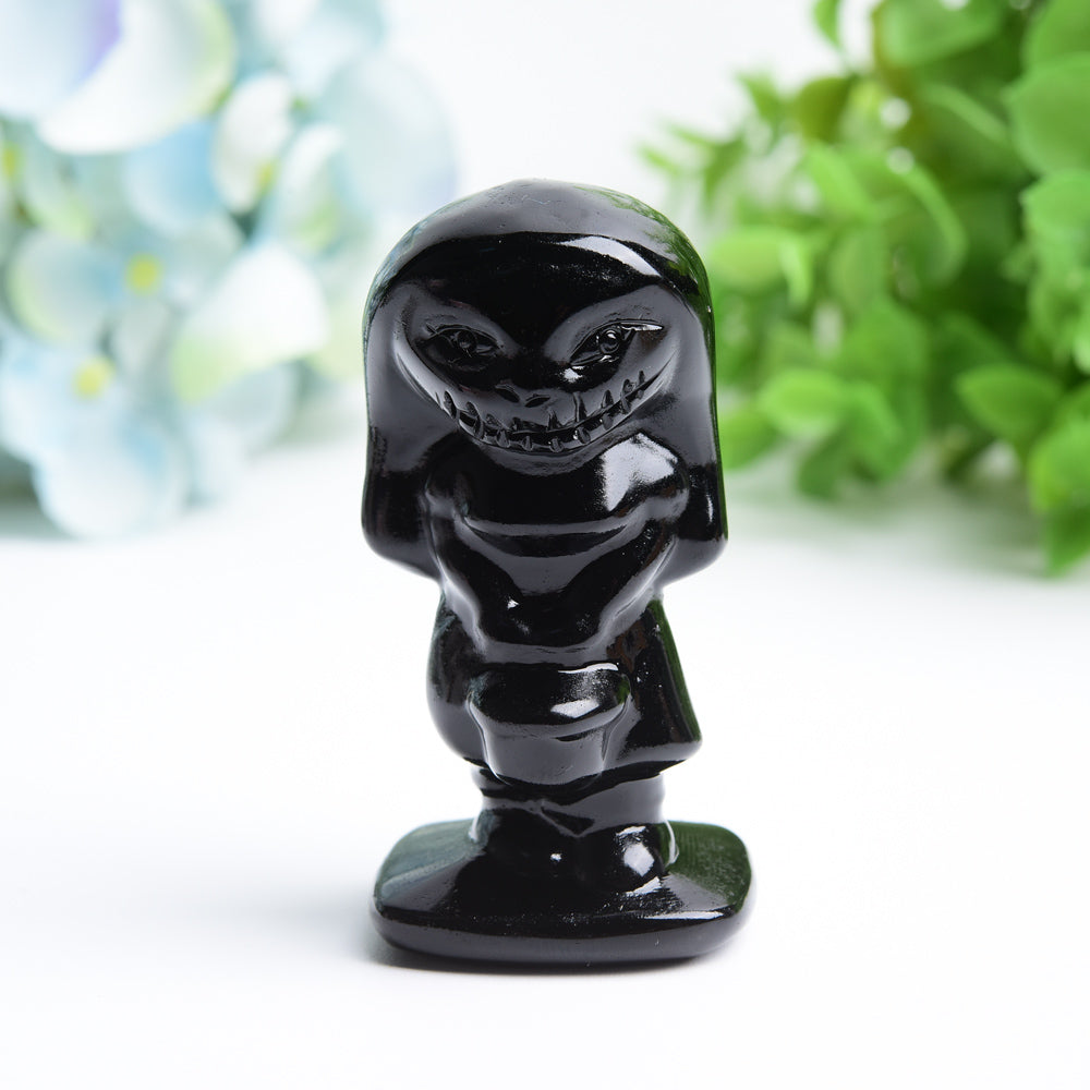 2,5" Gemischte Kristallfigurenschnitzerei | Statue mit heilender Energie