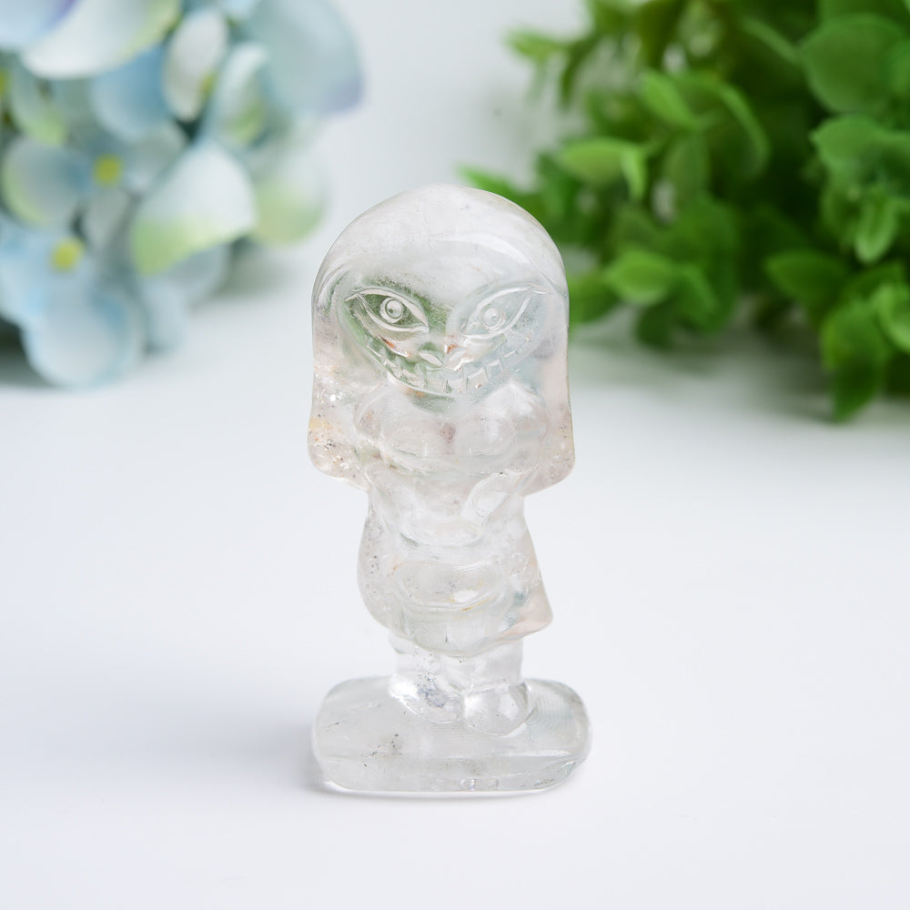 2,5" Gemischte Kristallfigurenschnitzerei | Statue mit heilender Energie