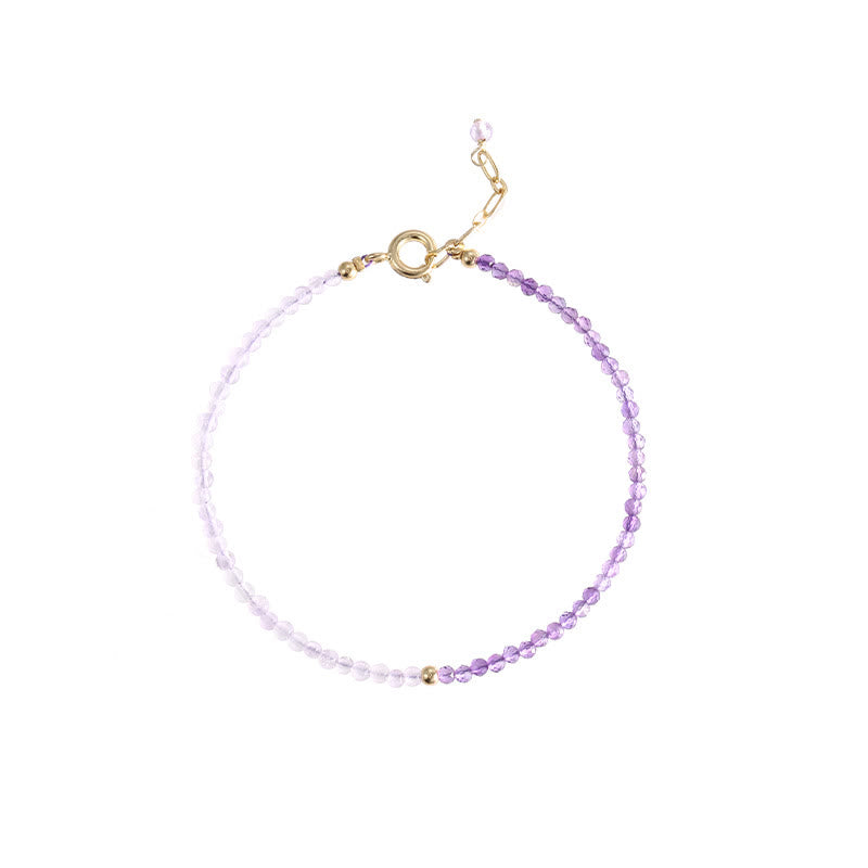 2,5 mm Amethyst-Heilarmband für inneren Frieden