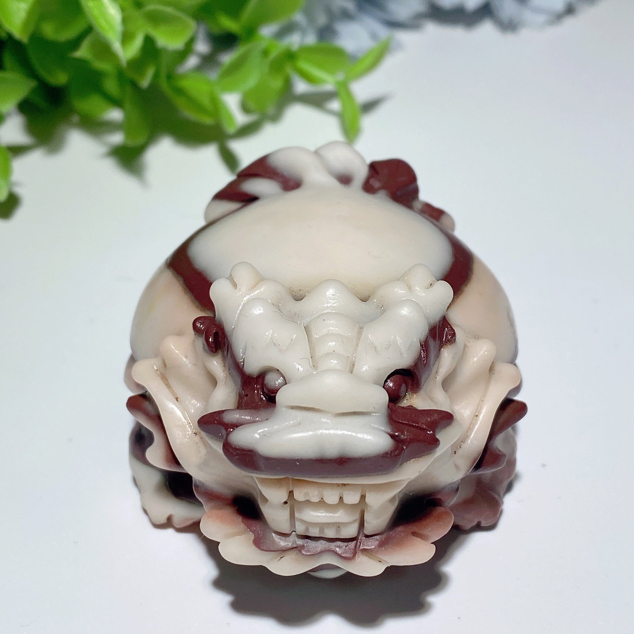 2,6 Zoll Jade Pixiu Kristall Tierschnitzerei zur Heilung