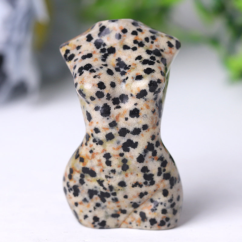 2 Zoll Kristallfigur - Handgeschnitzte Göttinnen-Torso-Statue