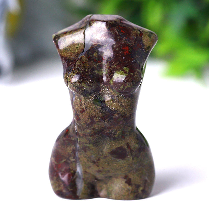 2 Zoll Kristallfigur - Handgeschnitzte Göttinnen-Torso-Statue
