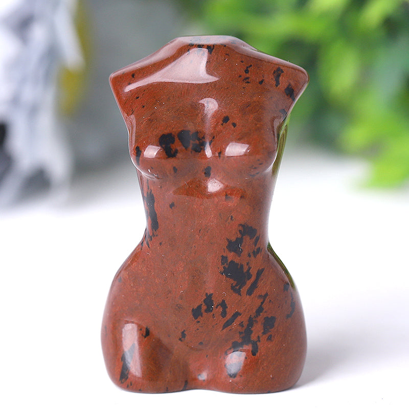 2 Zoll Kristallfigur - Handgeschnitzte Göttinnen-Torso-Statue