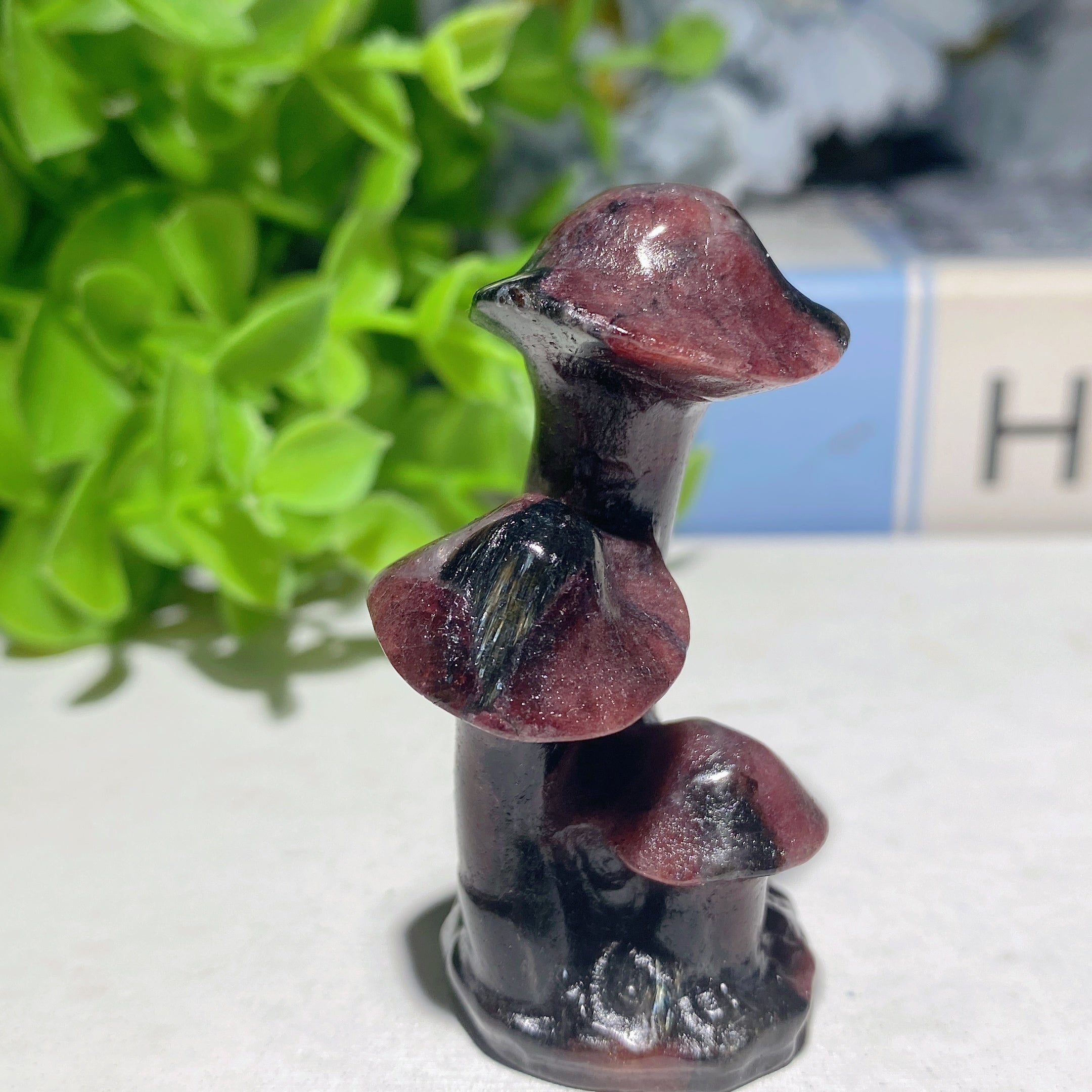 2 inch Mixed Crystal Mushroom Carvings for Healing