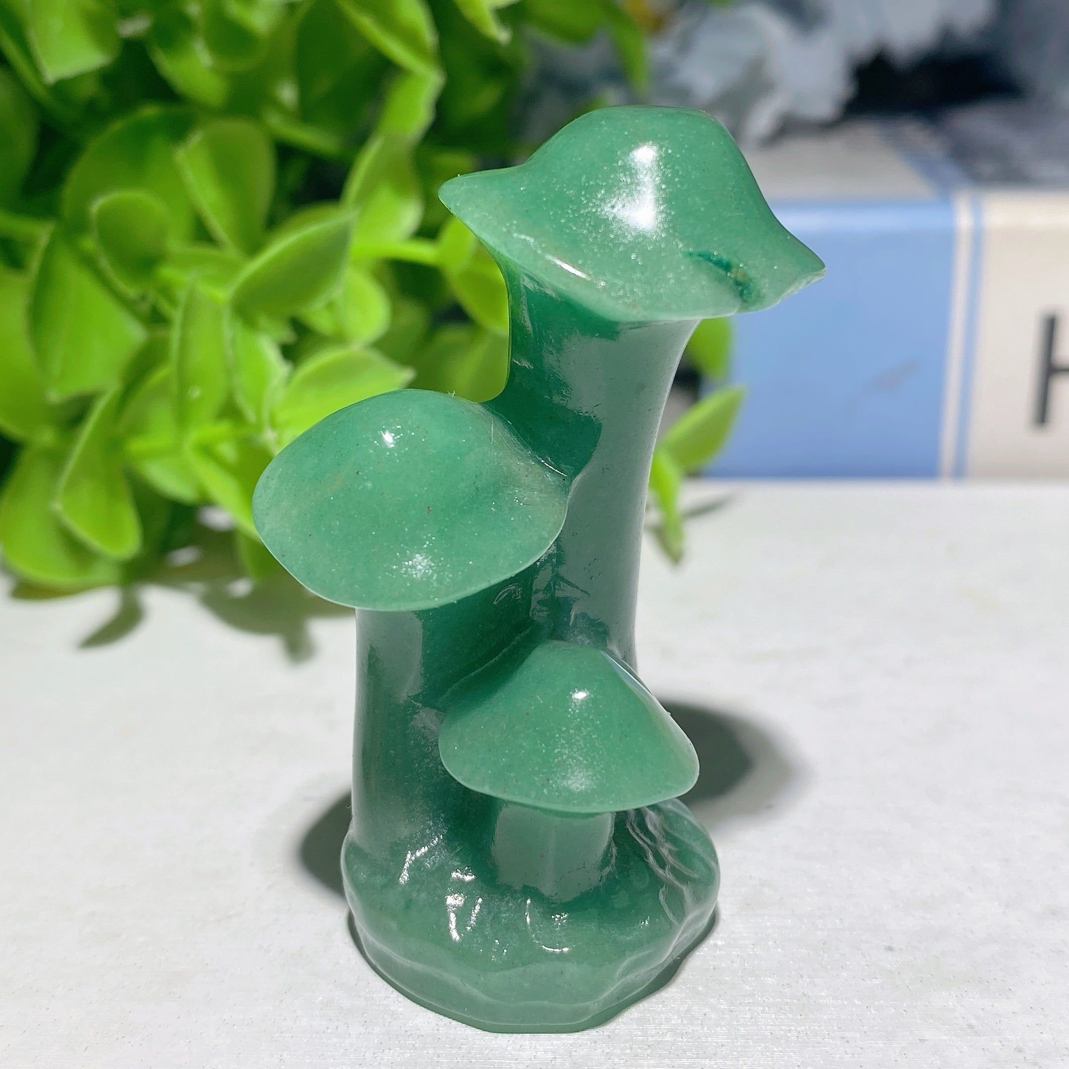 2 inch Mixed Crystal Mushroom Carvings for Healing