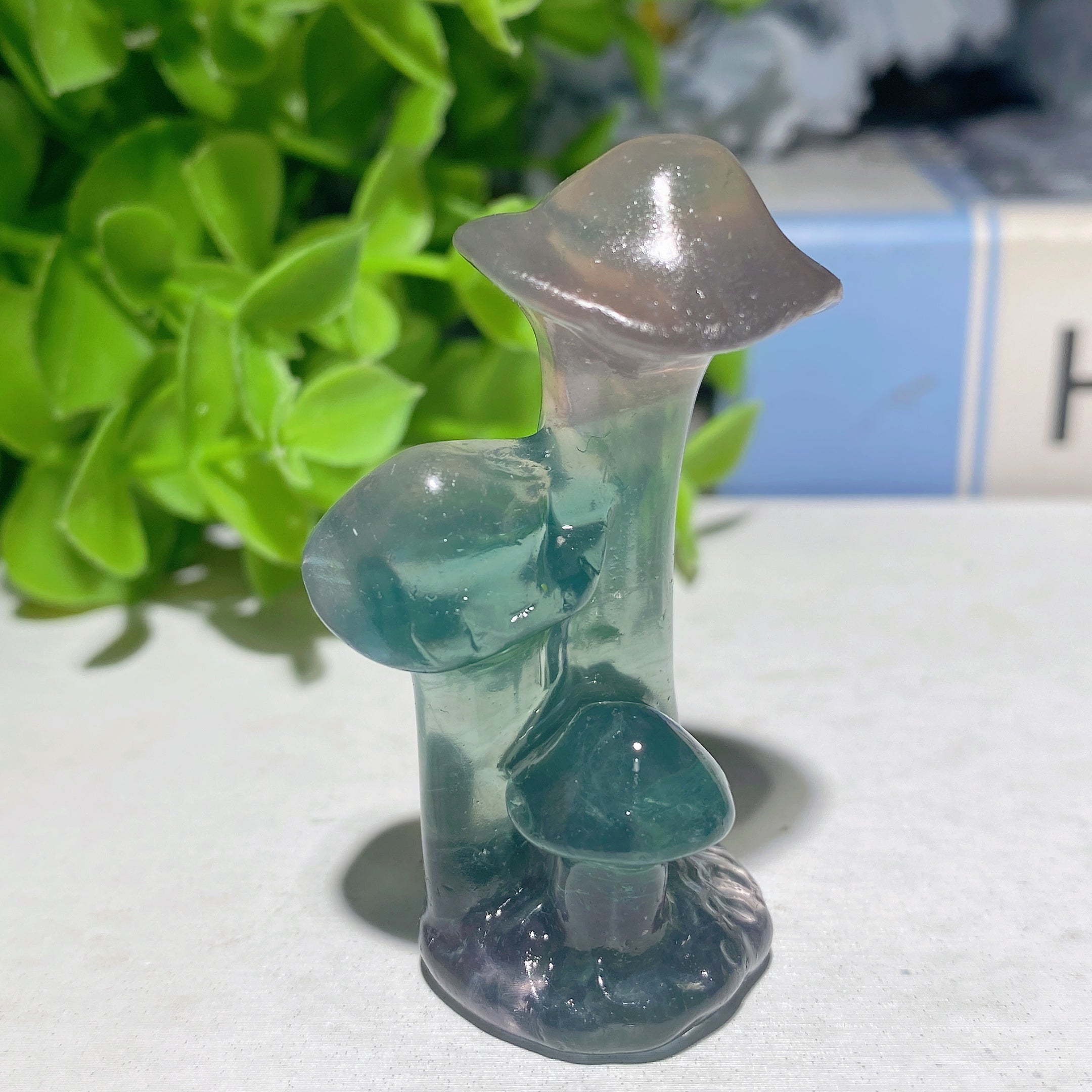 2 inch Mixed Crystal Mushroom Carvings for Healing