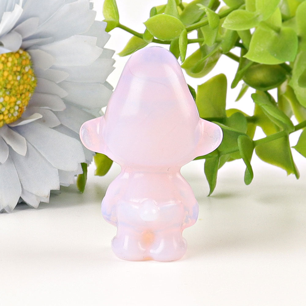 2 Zoll Rosa Opalit Kristall Figur Schnitzerei für Heilung