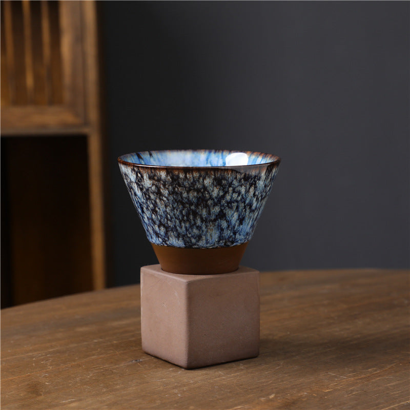 200 ml Keramik-Kaffeetasse zum Wechseln des Brennofens für Zen-Dekor-Rituale