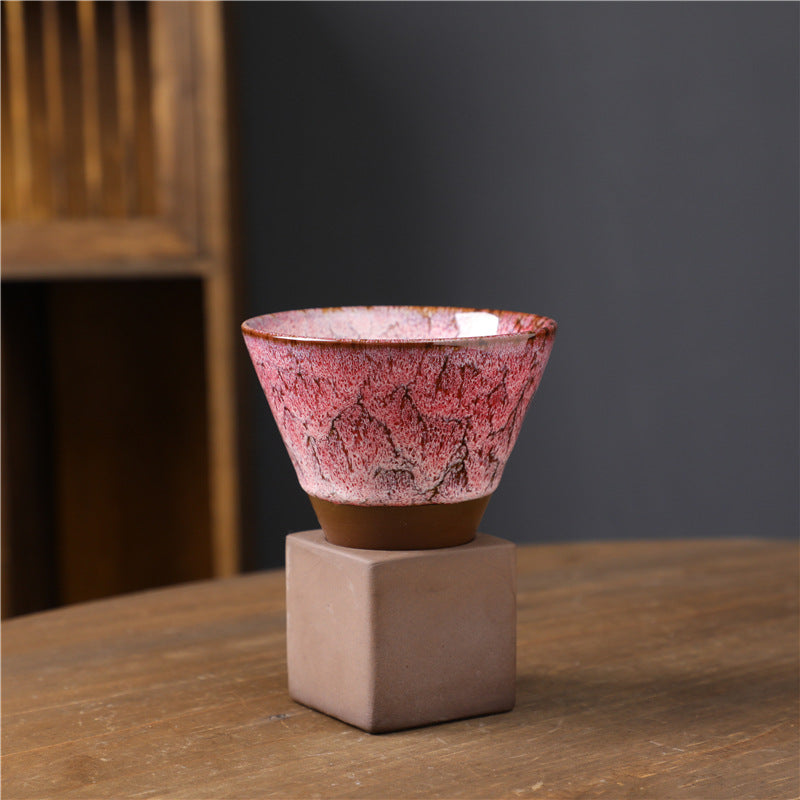 200 ml Keramik-Kaffeetasse zum Wechseln des Brennofens für Zen-Dekor-Rituale