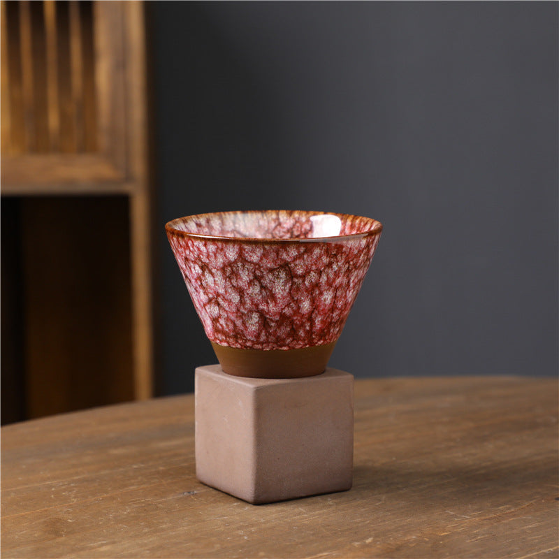 200 ml Keramik-Kaffeetasse zum Wechseln des Brennofens für Zen-Dekor-Rituale