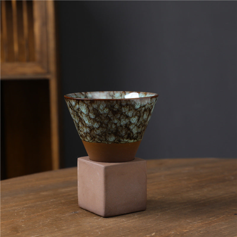 200 ml Keramik-Kaffeetasse zum Wechseln des Brennofens für Zen-Dekor-Rituale