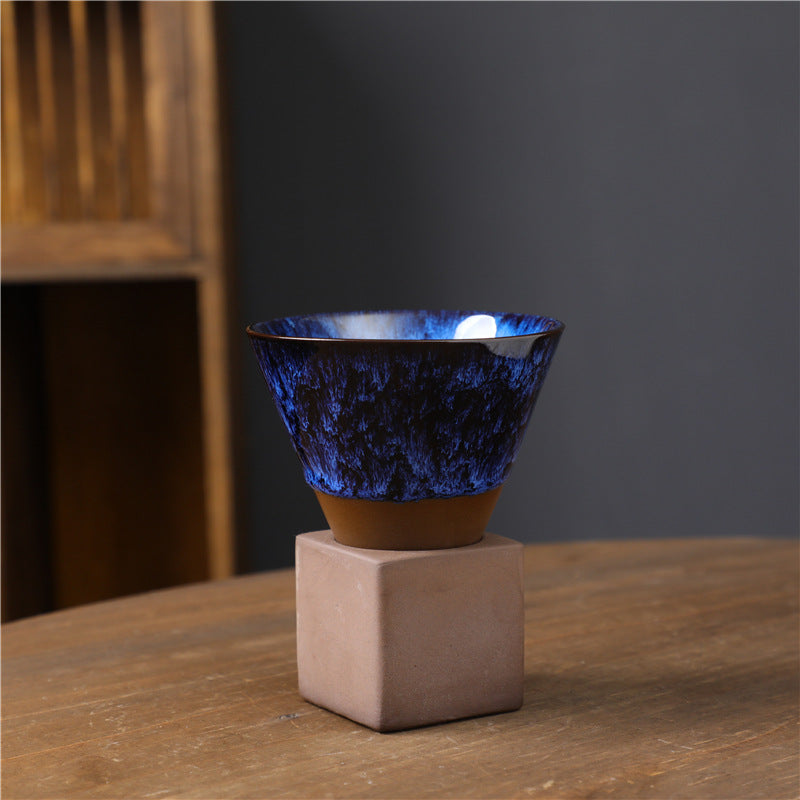 200 ml Keramik-Kaffeetasse zum Wechseln des Brennofens für Zen-Dekor-Rituale