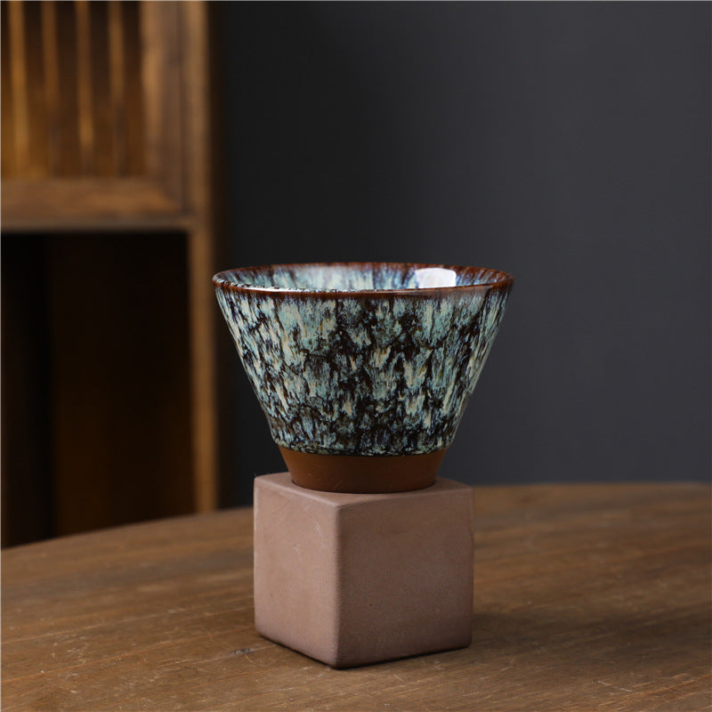 200 ml Keramik-Kaffeetasse zum Wechseln des Brennofens für Zen-Dekor-Rituale