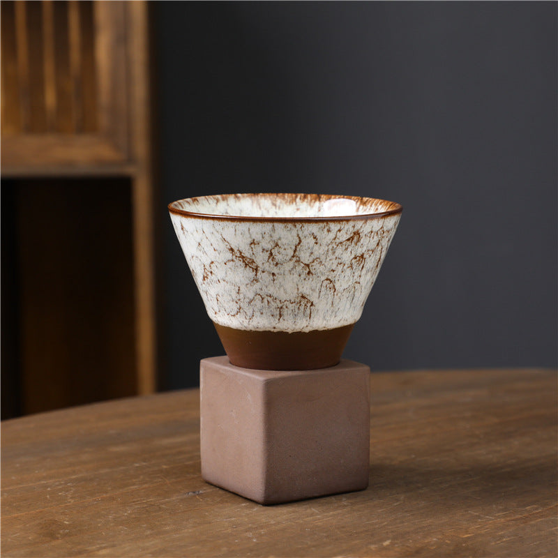 200 ml Keramik-Kaffeetasse zum Wechseln des Brennofens für Zen-Dekor-Rituale
