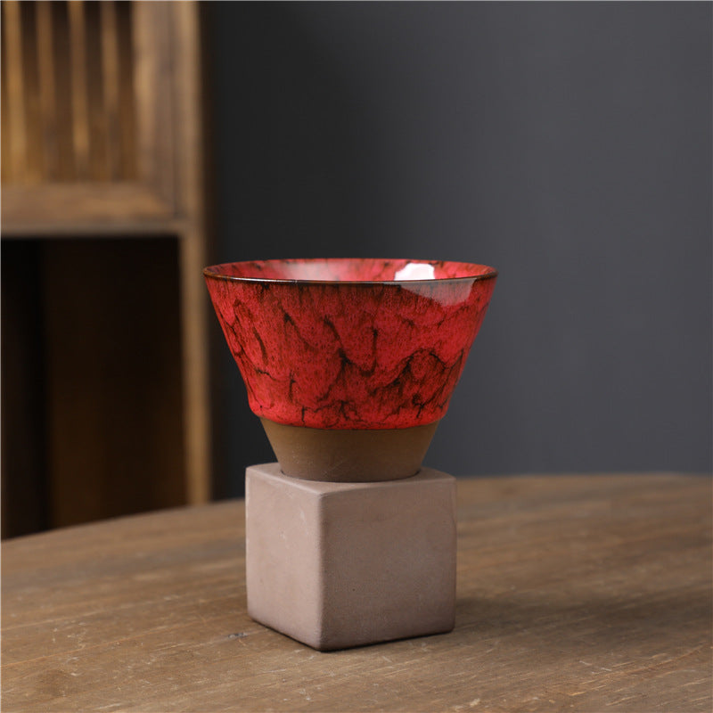 200 ml Keramik-Kaffeetasse zum Wechseln des Brennofens für Zen-Dekor-Rituale