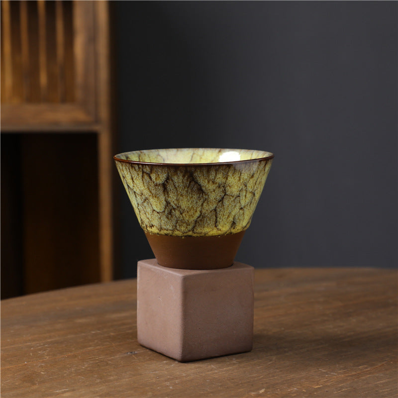 200 ml Keramik-Kaffeetasse zum Wechseln des Brennofens für Zen-Dekor-Rituale