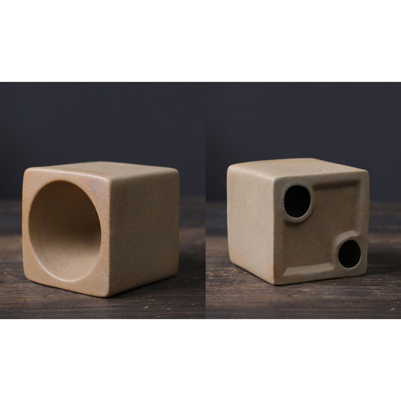200 ml Vintage-Kaffeetasse aus Keramik mit Farbverlauf und Boden | Zen-Dekor