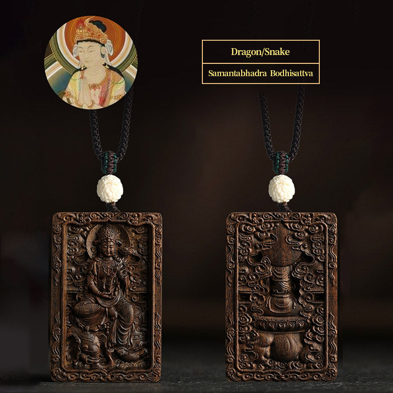 Chinesisches Sternzeichen Adlerholz PiXiu Drache Frieden Halskette Anhänger