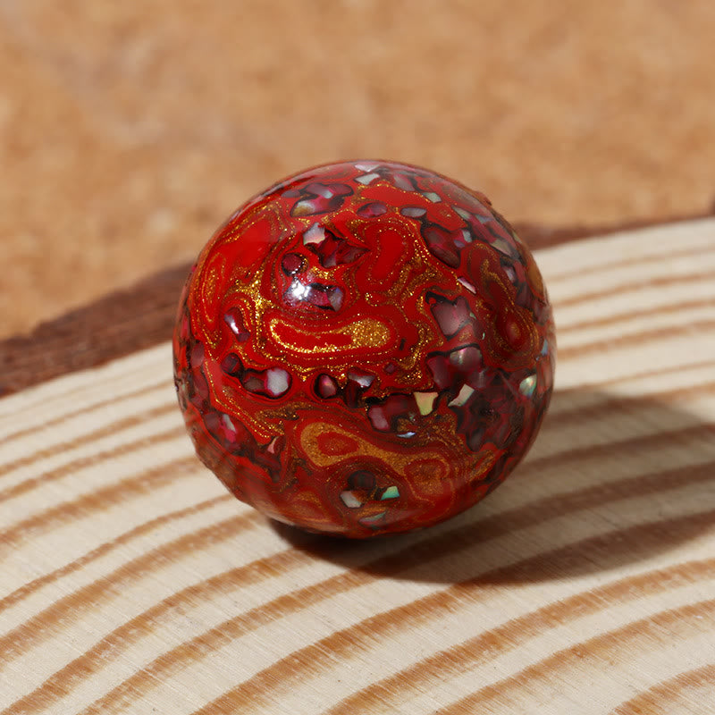 Spiritual Natural Lacquer Beads Calm Bracelet 16mm