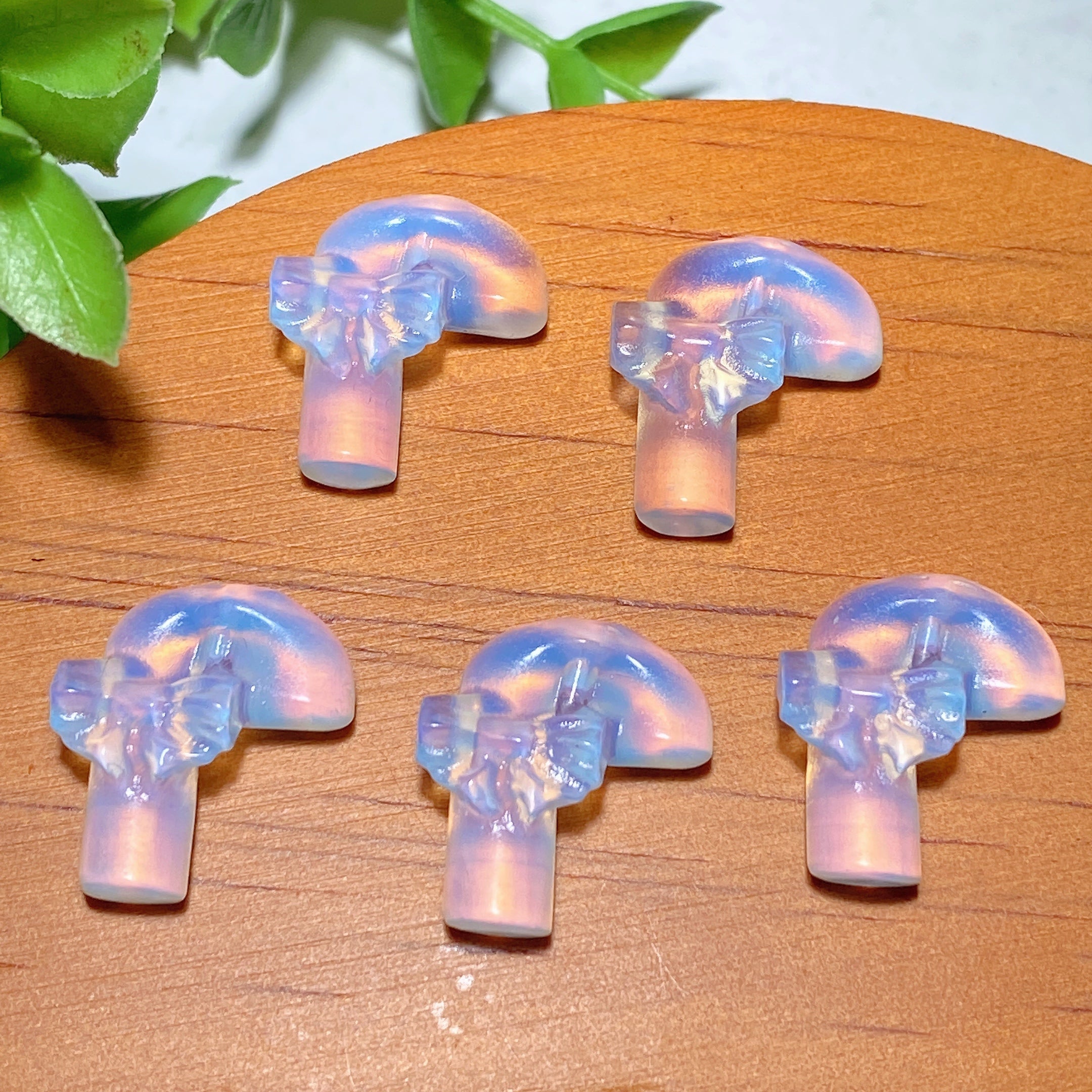 20mm Opalite Crystal Figurines for Healing and DIY Jewelry