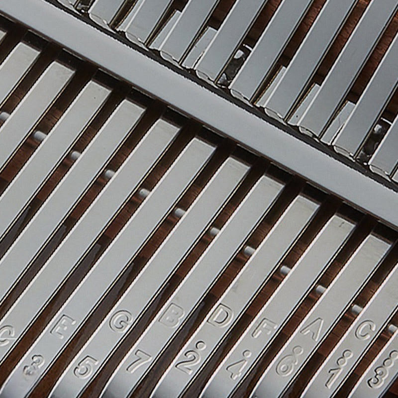 Kalimba aus Walnussholz mit 21 Tasten – Meditations-Daumenklavier