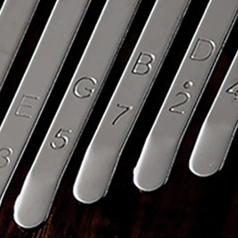 Kalimba aus Walnussholz mit 21 Tasten – Meditations-Daumenklavier