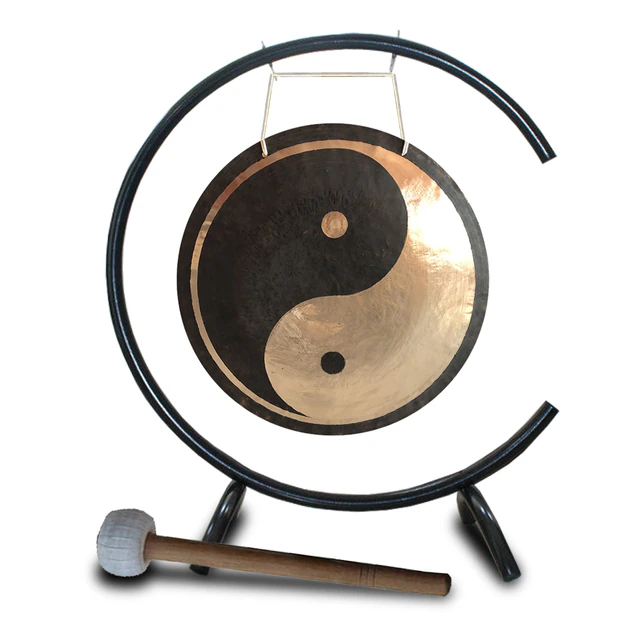 22" Wind Gong with Stand - Sound Healing Instrument