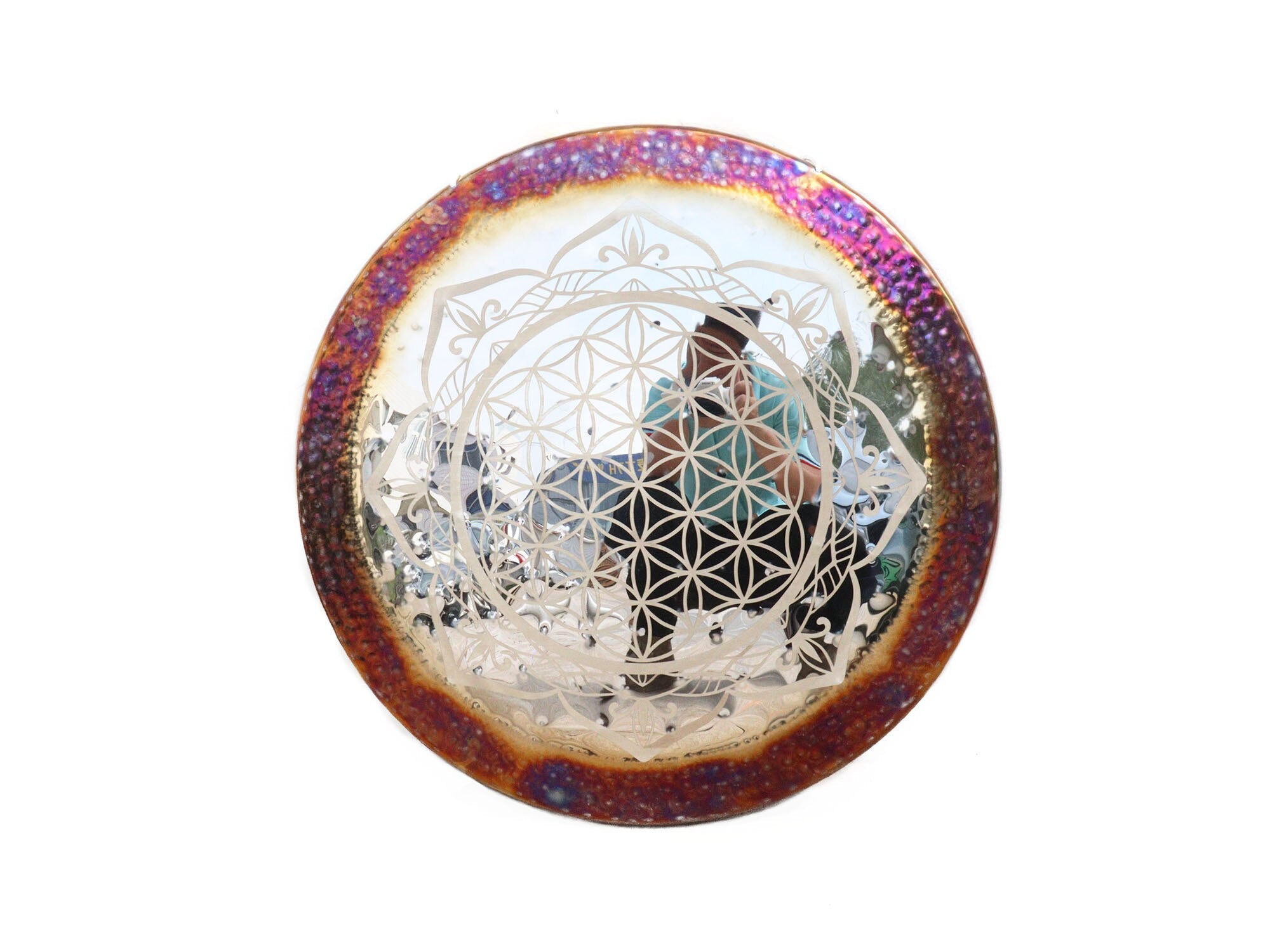 24" Flower of Life Wind Gong Instrument