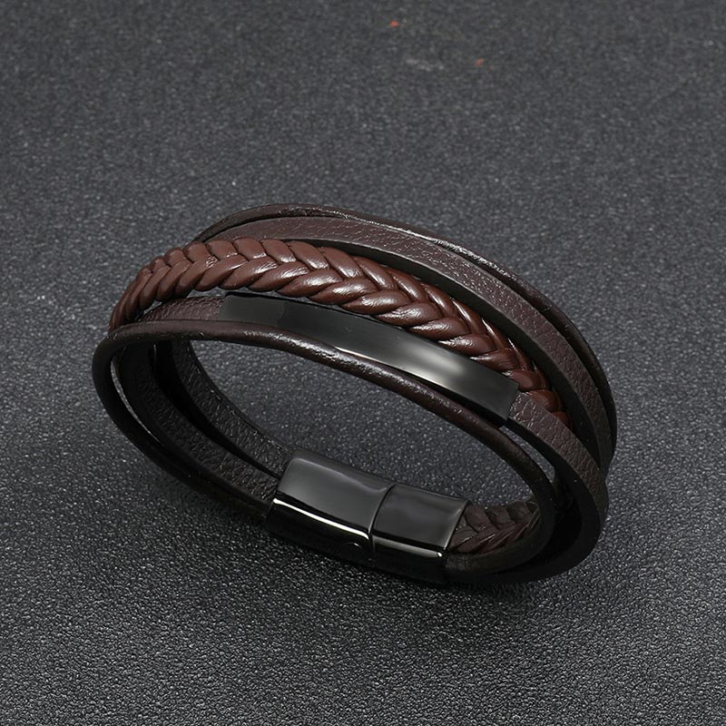Titanium Steel Luck Bracelet | Unisex Spiritual Balance