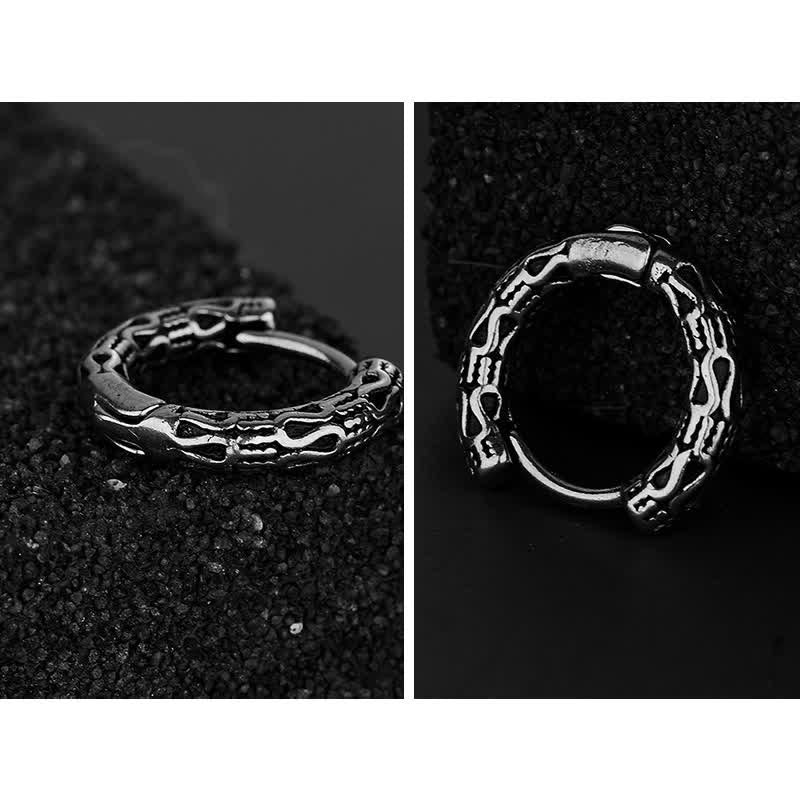 Handmade Titanium Steel Earrings for Inner Harmony