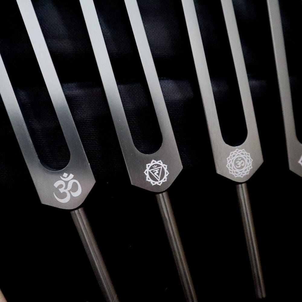 .25 Solfeggio Tuning Fork Set - 9pc Chakra Engram Series