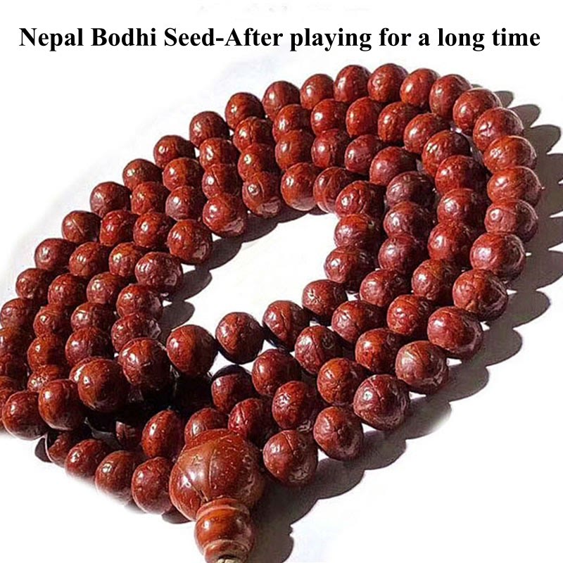 108 Beads Bodhi Seed Mala Bracelet Unisex Meditation