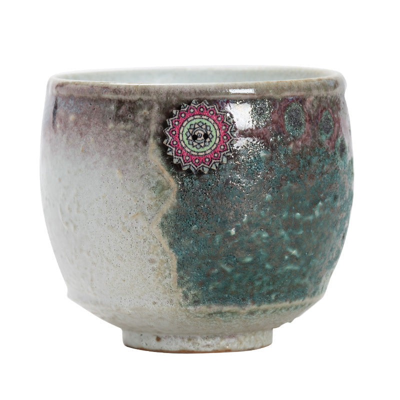 250 ml Sonnenblumen-Kiln-Change-Keramik-Zen-Kaffeetasse