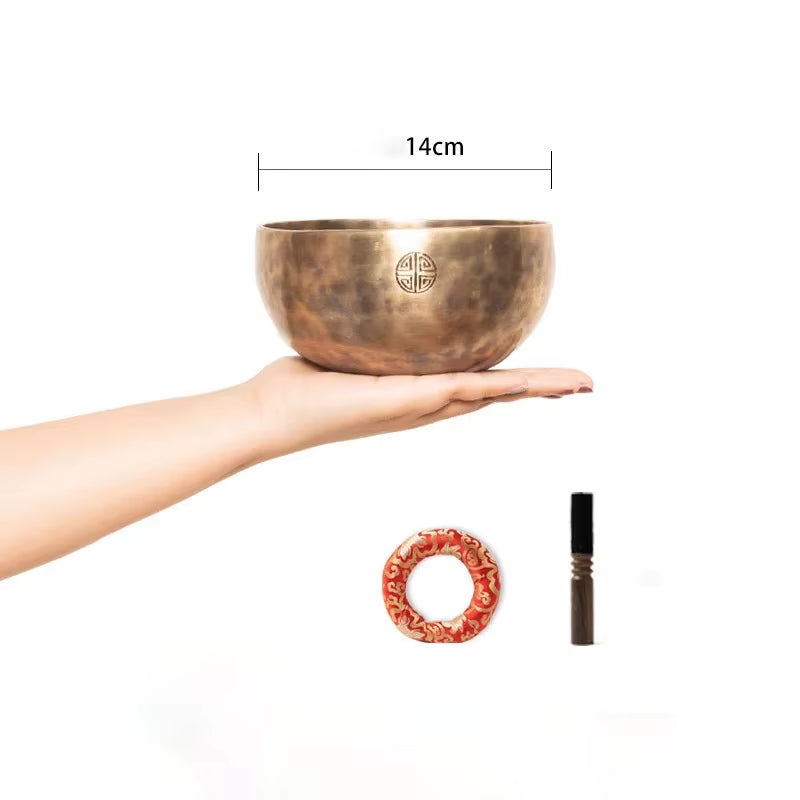 Full Moon Nepal Singing Bowl Handmade Tibetan Singing Bowls Meditation Yoga Sound Healing Instruments Accessories Decorative