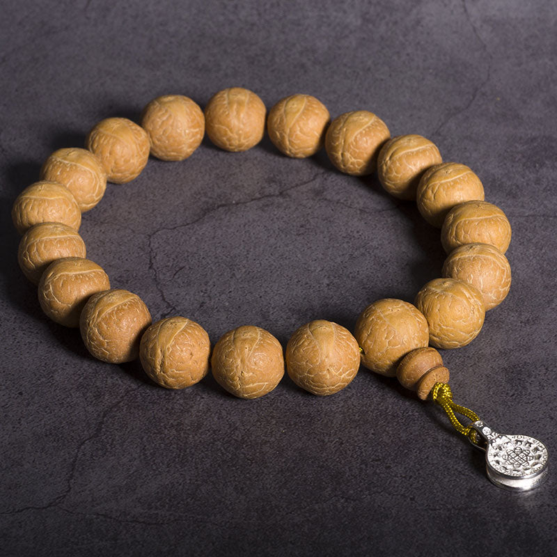 15 mm Bodhi Seed Handgelenk-Mala für Glück und Glücksverheißung