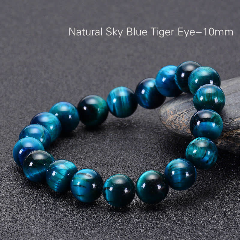 Blue Tiger Eye Meditation Bracelet