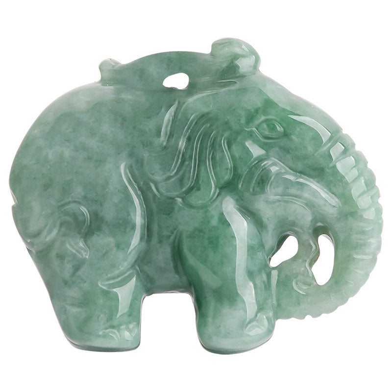 Jade Elephant Necklace | Strength, Luck & Prosperity Pendant