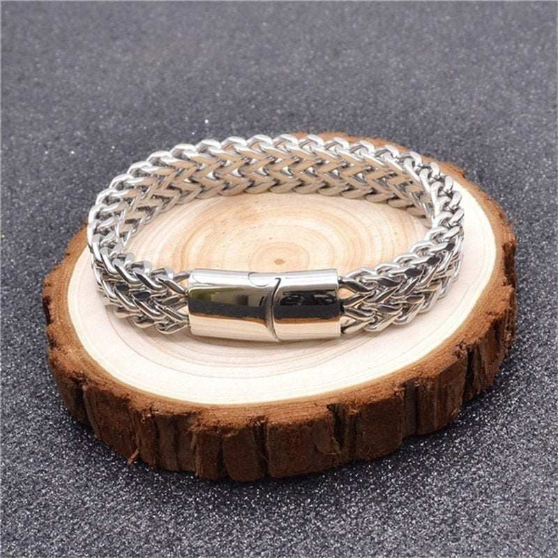 Titanium Steel Magnetic Buckle Spiritual Balance Bracelet