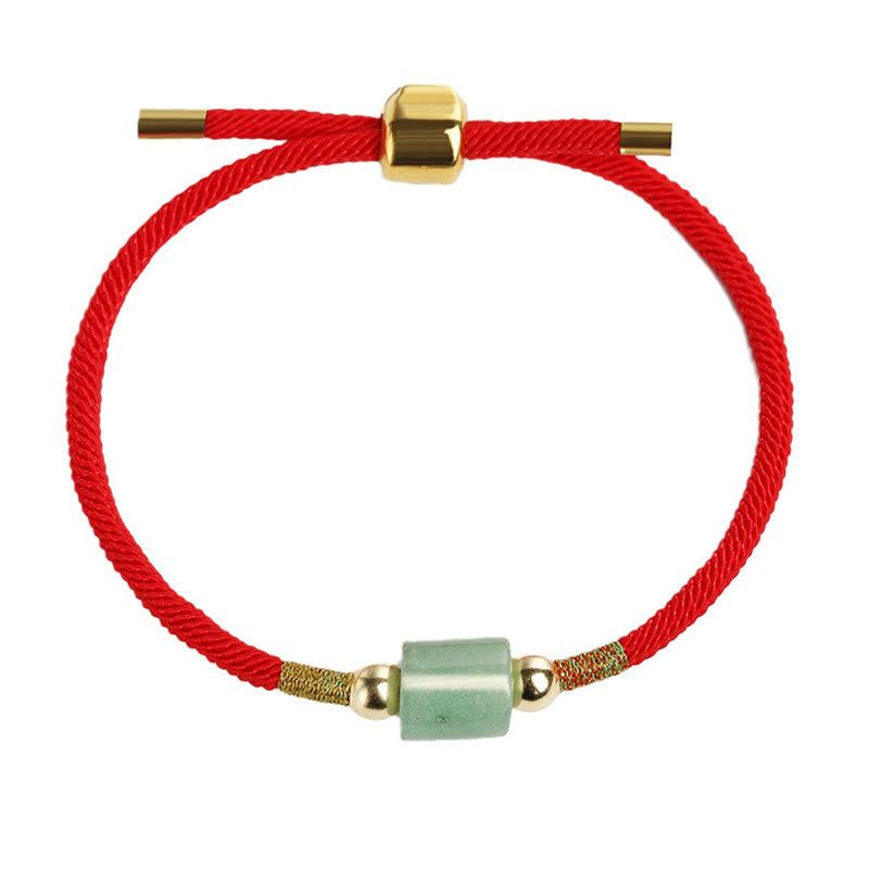 Green Aventurine Luck Protection Braided Rope Bracelet