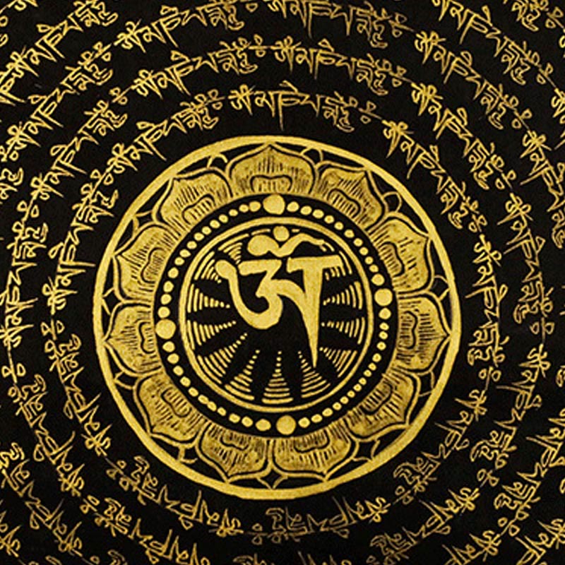 29,5 Zoll tibetische Thangka, handbemalte Wanddekoration aus Stoff