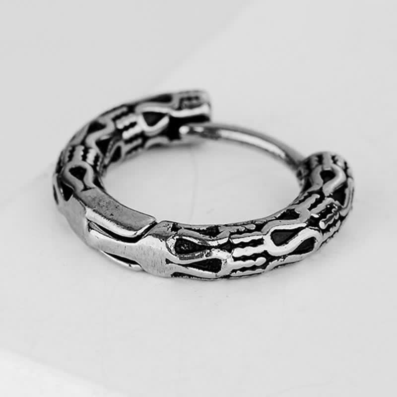 Handmade Titanium Steel Earrings for Inner Harmony
