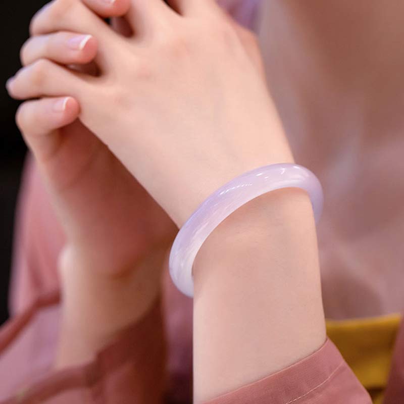 Chalcedon Harmonie Armband Positive Energie Armreif 54mm