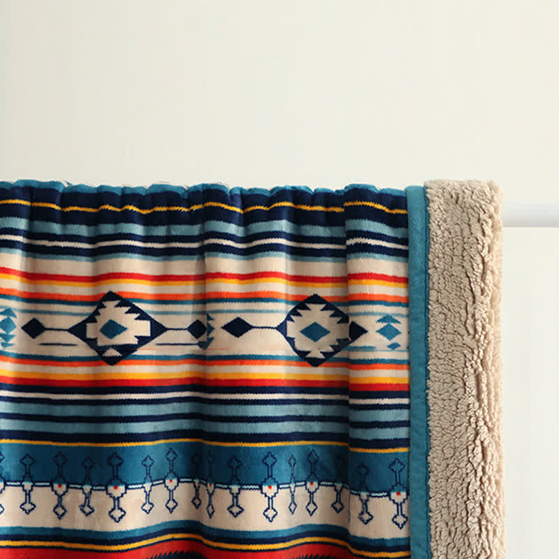 Geometric Warm Soft Zen Decor Throw Blanket 127x152cm