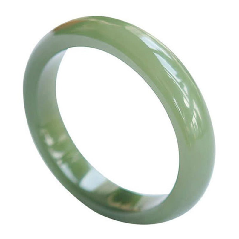 Jade Abundance Blessing Bangle Bracelet for Prosperity