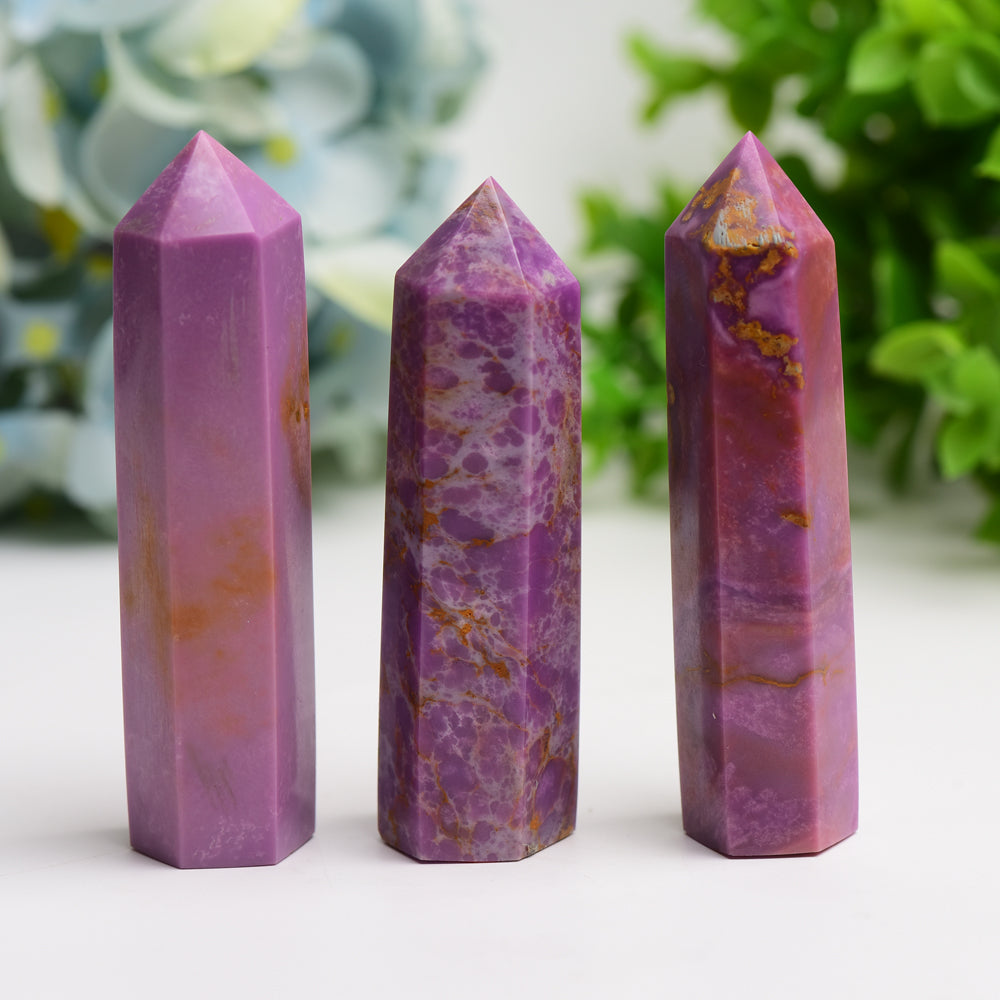 3.0-4.0 Inch Phosphosiderite Crystal Point Healing Energy