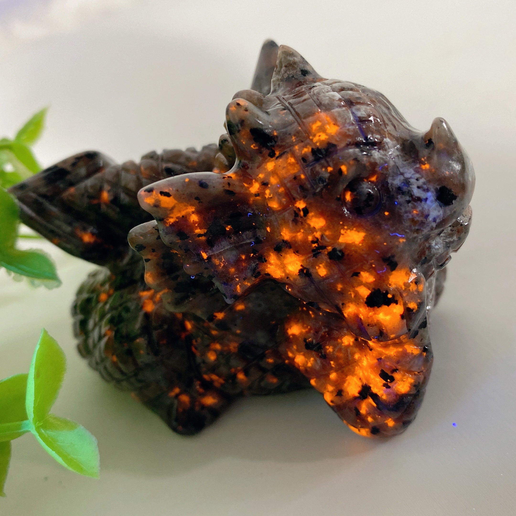 3,0 Zoll gemischte Kristall-Drachenschnitzereien zur Heilung