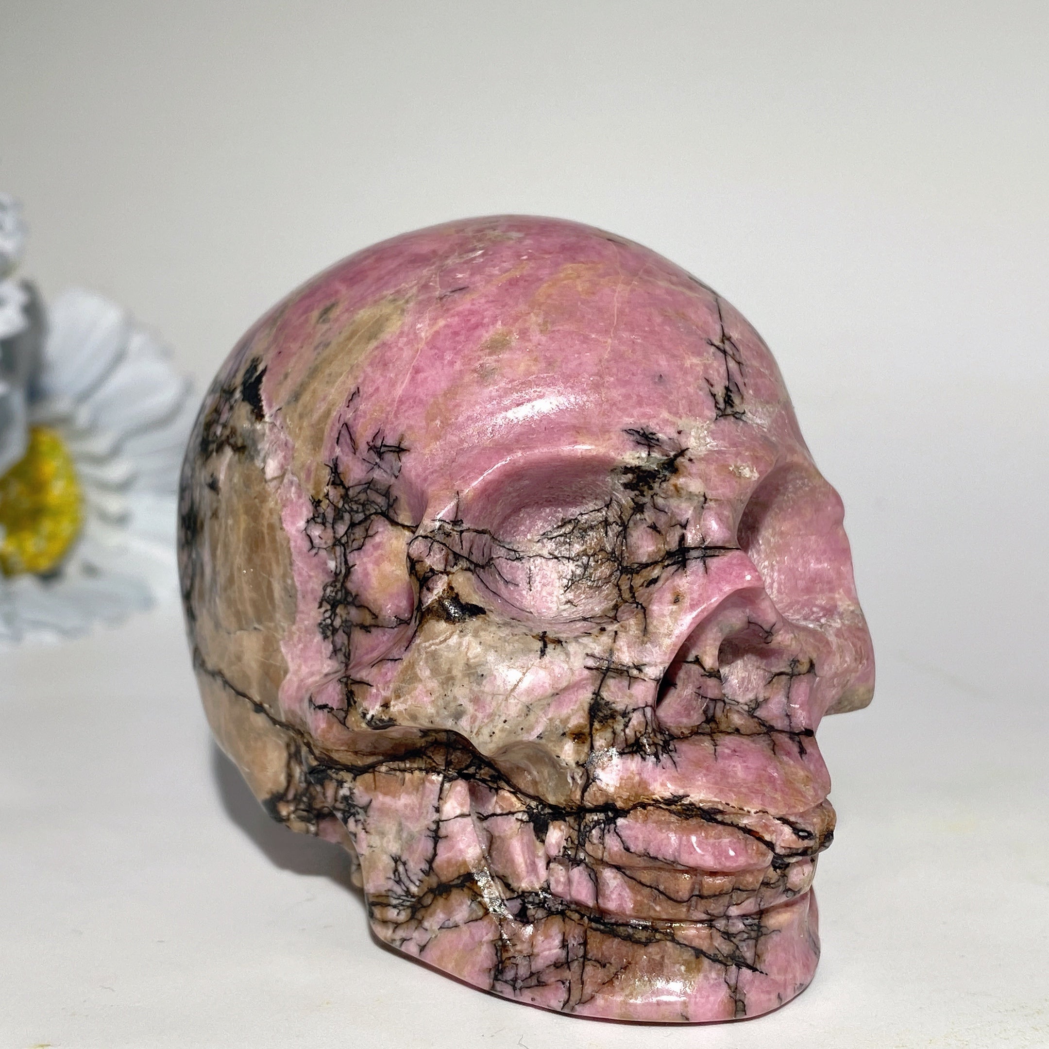 3.1-3.3 inch Mixed Crystal Skull Healing Carvings