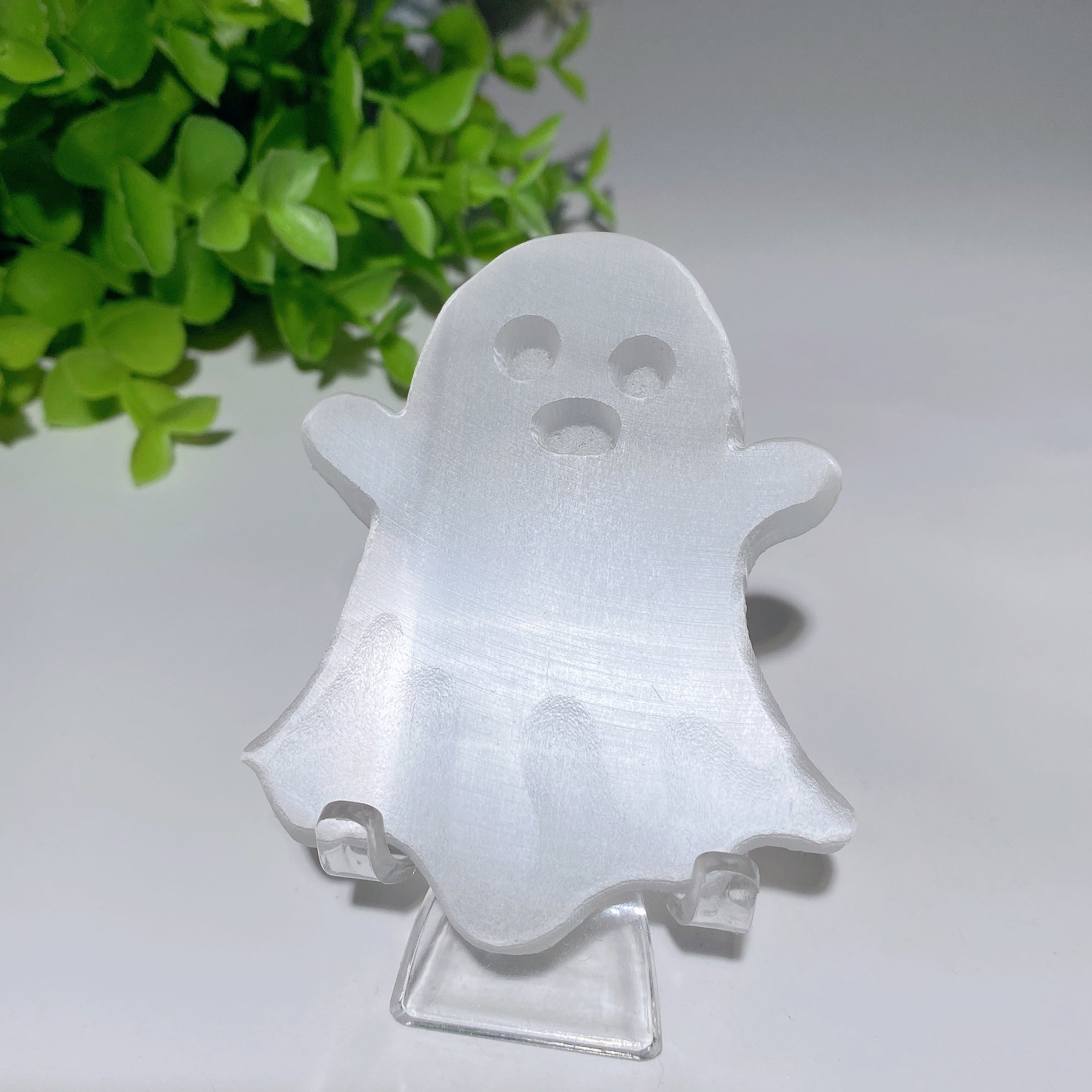 3.1 inch Selenite Ghost Figurine for Healing Energy